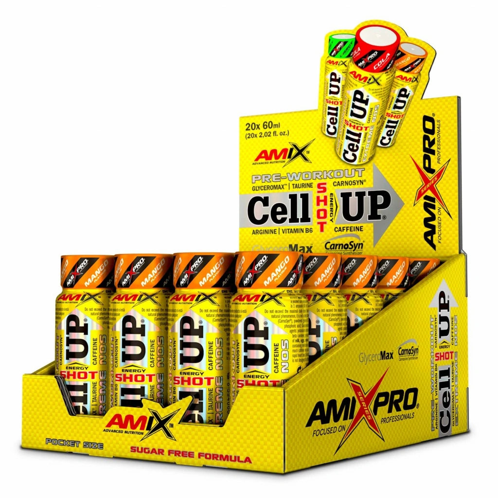 Amix CellUp Shot 20x60ml – Pre-Workout u praktičnom pakovanju