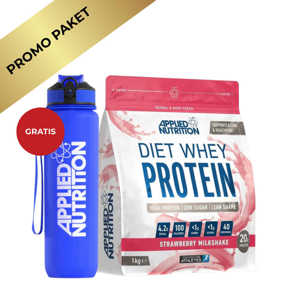 Applied Nutrition Diet Whey Protein + Sportska flaša – Paket za podršku kontroli telesne težine