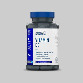 Applied Nutrition Vitamin D3 - 3000 IU za Imunitet i Zdrave Kosti - Dobrobit
