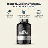 Basic Supplements Cink Bisglicinat 20 mg – 100 kapsula