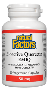 Natural Factors Bioactive Quercetin EMIQ 50 mg – visoka apsorpcija