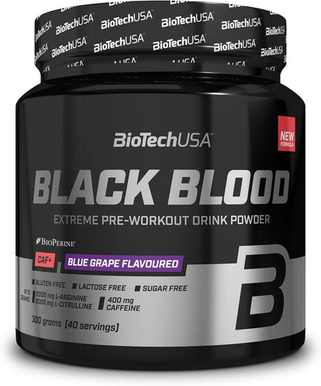 BioTechUSA Black Blood CAF+ – snažan pre-workout sa 400 mg kofeina