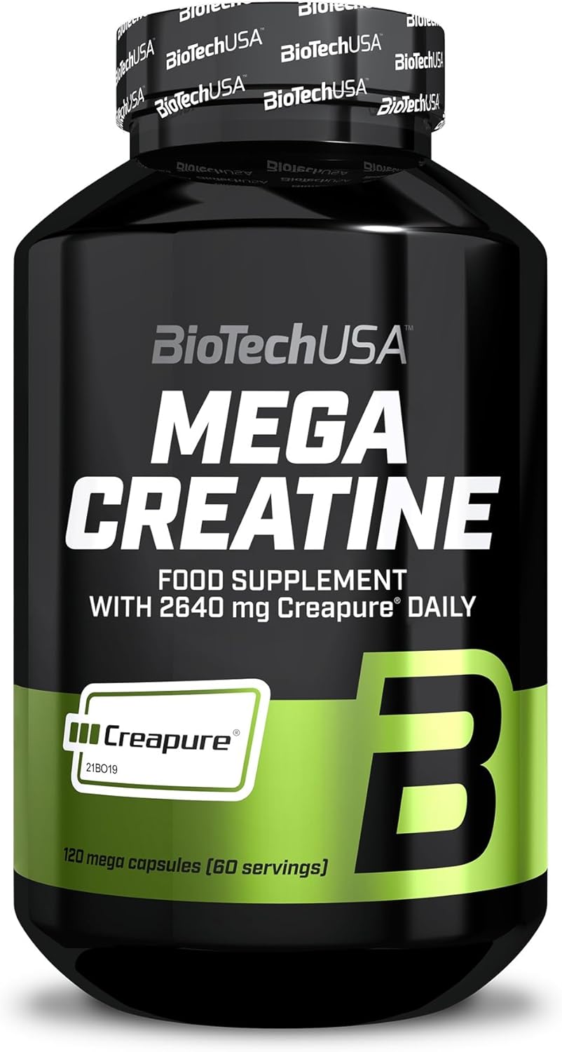 BioTechUSA Mega Creatine 120 kapsula – Creapure® kreatin monohidrat