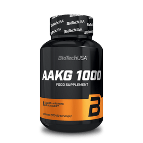 BioTechUSA AAKG 1000 – L-arginin alfa-ketoglutarat, bočica sa 100 tableta