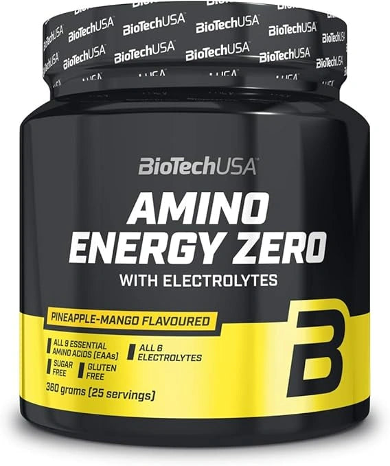 BioTechUSA Amino Energy Zero + Electrolytes 360g – Aminokiseline, Kofein i Elektroliti
