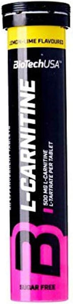 BiotechUSA L-Carnitine 500mg Effervescent – Za Energiju i Sagorevanje Masti - Dobrobit