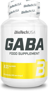 BioTech USA Gaba 60 Kapsula – 1000 mg Po Porciji