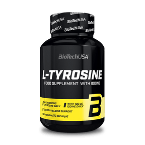 BioTechUSA L-Tirozin 500 mg sa jodom – bočica sa 100 kapsula