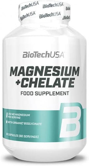 BioTechUSA Magnesium Chelate – 60 Tableta za Mišićnu Ravnotežu - Dobrobit