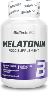 BioTechUSA Melatonin 1 mg – Podrška za san i protiv džet lega