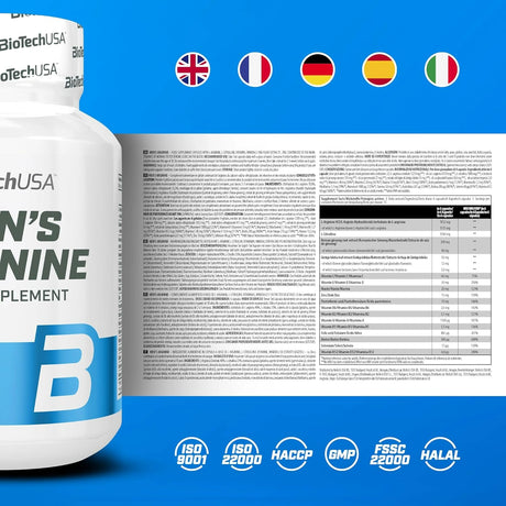BioTechUSA Men’s Arginine – Kompleks sa argininom, AKG i vitaminima za muškarce
