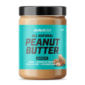 BioTechUSA Peanut Butter smooth puter od kikirikija – 400 g