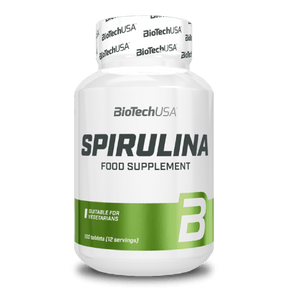 BioTechUSA Spirulina tablete – bočica sa 100 tableta