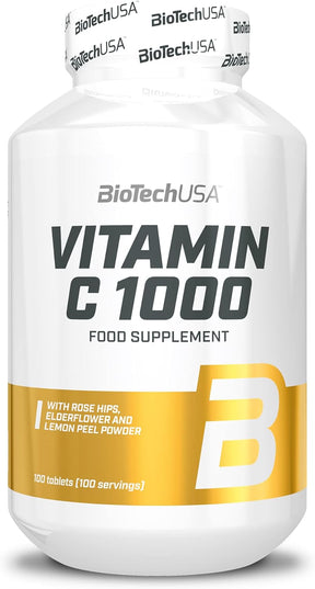BioTechUSA Vitamin C 1000 + Bioflavonoidi – 100 Tableta za Imunitet - Dobrobit
