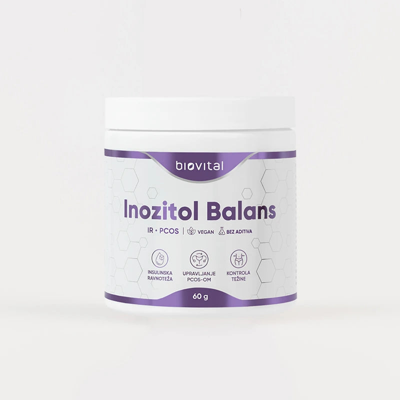Biovital Inozitol Balans – Podrška Hormonalnoj Ravnoteži, Insulinskoj Osetljivosti i PCOS