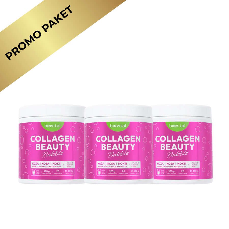 Biovital Collagen Beauty Bubble Trio Paket – Vidljivo Lepša Koža i Hidratacija
