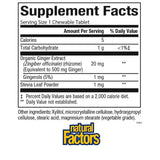 Natural Factors Chewable Ginger 500 mg – đumbir za varenje i mučninu