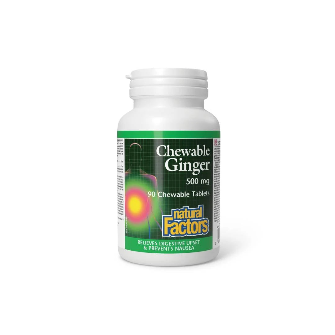 Natural Factors Chewable Ginger 500 mg – đumbir za varenje i mučninu