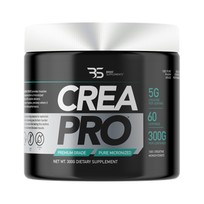 Basic Supplements CREA PRO – Mikronizovani Kreatin za Snagu i Izdržljivost - Dobrobit
