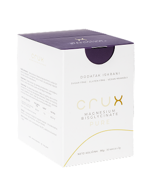Crux Pure Magnezijum Bisglicinat – 265 mg Magnezijuma u Kesici