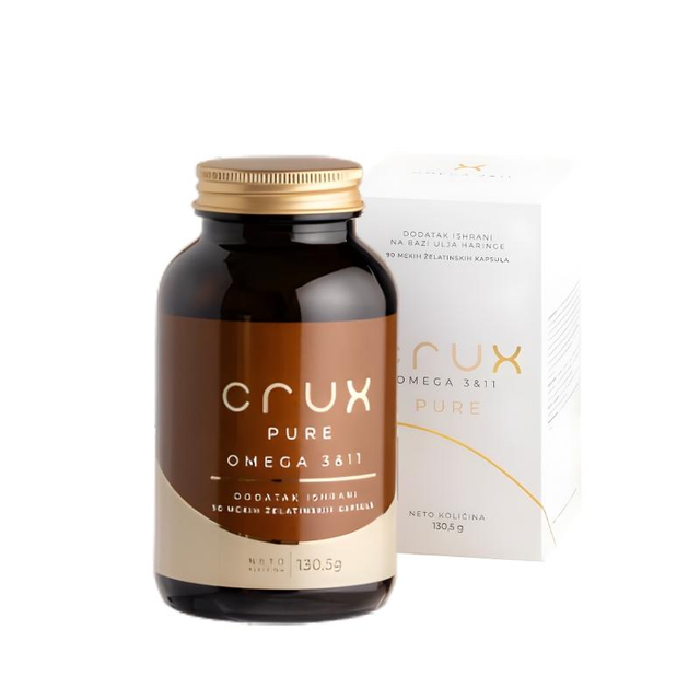 Crux Pure Omega 3 + 11 – Čisto Norveško Ulje Za Srce, Mozak i Vid - Dobrobit