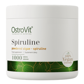 OstroVit Spirulina VEGE 1000 Tableta – Prirodni Izvor Spiruline za Energiju i Vitalnost - Dobrobit