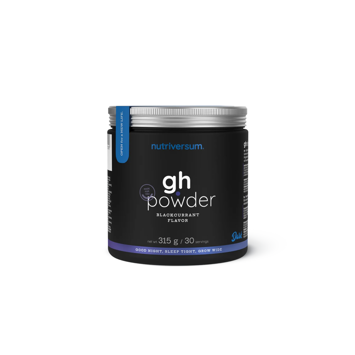 Nutriversum DARK GH Powder - Podrška Hormonima Rasta (240g)