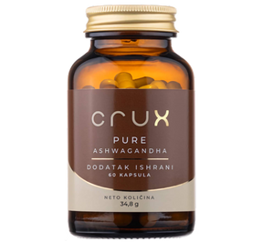 Crux Ashwagandha, 60 Kapsula – Prirodna Ravnoteža Uma i Tela - Dobrobit