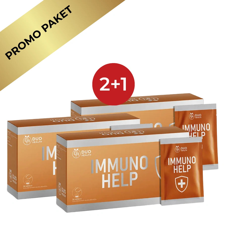 2+1 GRATIS Immuno Help Kesice – Podrška imunitetu i energiji | 90 kesica