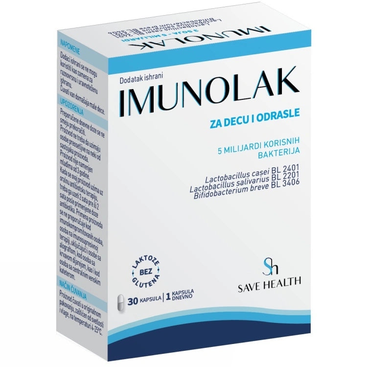 Imunolak Probiotik - Za Jačanje Imuniteta i Kontrolu Alergija