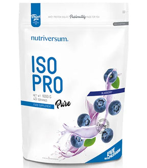 Nutriversum ISO Pro 1000g, 40 Porcija - Visoko Kvalitetni Izolat Proteina Surutke - Dobrobit