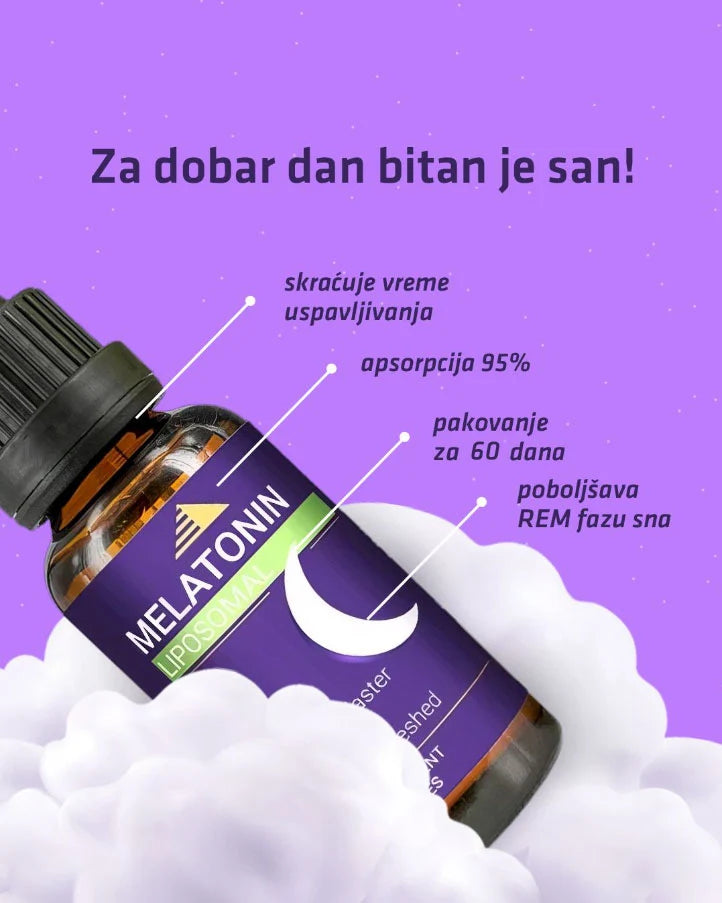 Aleksandar MN Liposomalni Melatonin 30 ml – Podrška Ritmu Spavanja
