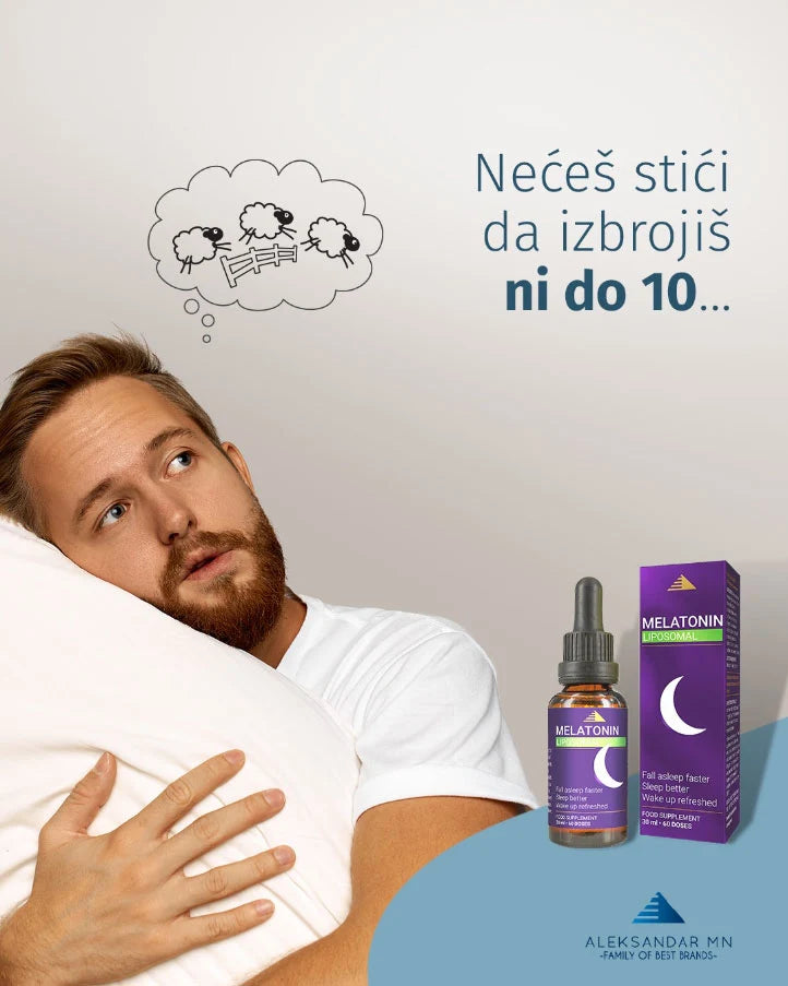 Aleksandar MN Liposomalni Melatonin 30 ml – Podrška Ritmu Spavanja