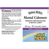 Natural Factors Mental Calmness 100 mg – L-teanin za smirenje
