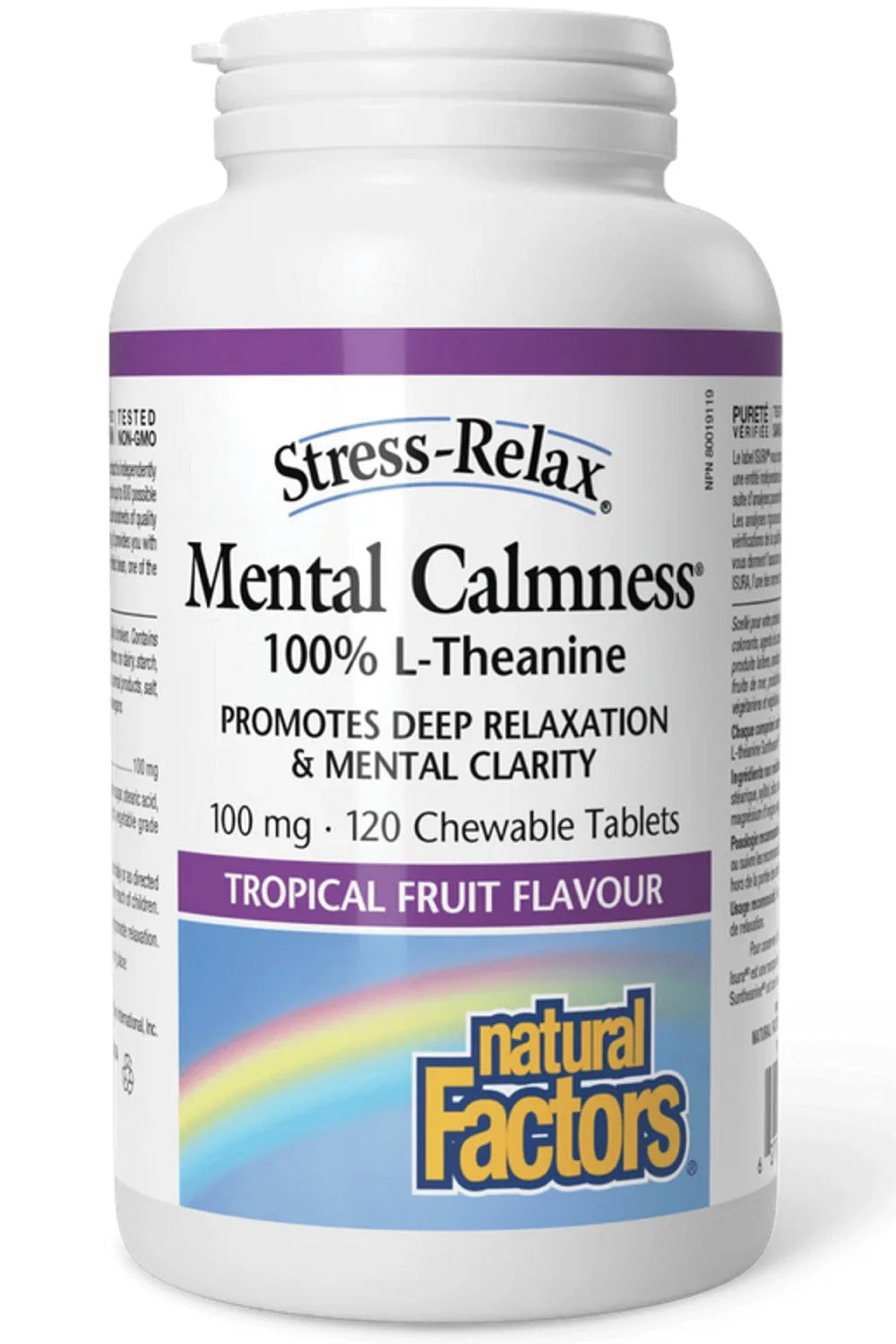 Natural Factors Mental Calmness 100 mg – L-teanin za smirenje