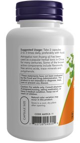 NOW Foods Astragalus 500 mg – Prirodna Podrška Imunološkom Sistemu