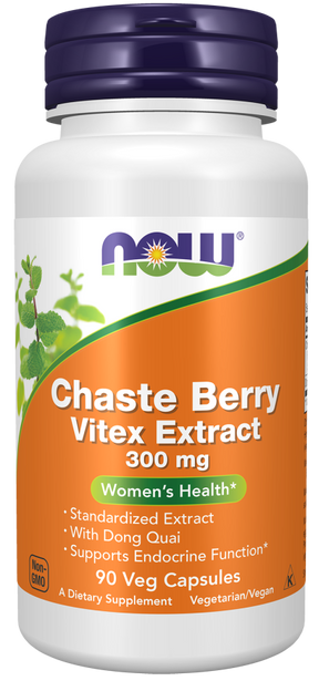 NOW Foods Chaste Berry 300 mg - Endokrina Podrška Za Žene - Dobrobit
