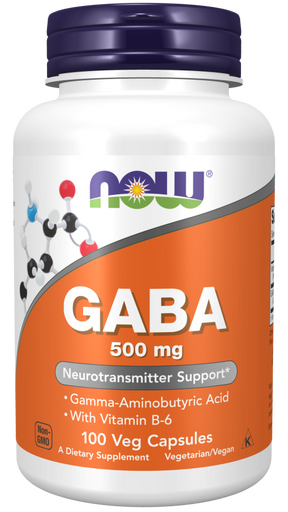 NOW Foods GABA sa Vitaminom B-6 – Opuštanje i Zdravlje Nervnog Sistema - Dobrobit