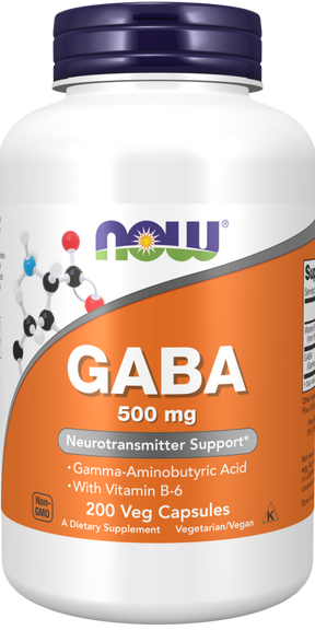 NOW Foods GABA sa Vitaminom B-6 – Opuštanje i Zdravlje Nervnog Sistema - Dobrobit