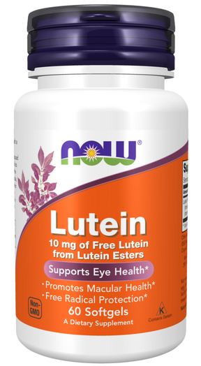 NOW Foods Lutein 10 mg – Za Zdravlje Očiju i Zaštitu Od Slobodnih Radikala - Dobrobit