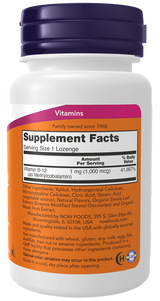 NOW Foods Methyl B-12 1,000 mcg – Energija i Zdravlje Nervnog Sistema - Dobrobit