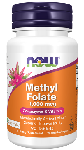 NOW Foods Metil Folat 1,000 mcg – Aktivni Oblik Folata Za Optimalno Zdravlje - Dobrobit