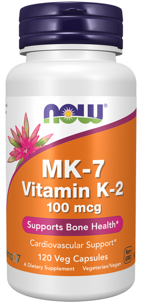 NOW Foods MK-7 Vitamin K-2 – Podrška za Kosti i Srce, 100 mcg - Dobrobit