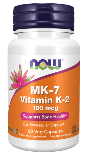NOW Foods MK-7 Vitamin K-2 – Podrška za Kosti i Srce, 100 mcg - Dobrobit