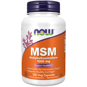 NOW Foods MSM 1000 mg – Podrška Zdravlju Zglobova i Hrskavice - Dobrobit