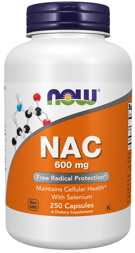 NOW Foods NAC 600 mg sa Selenom – Podrška za Detoksikaciju i Imunitet - Dobrobit