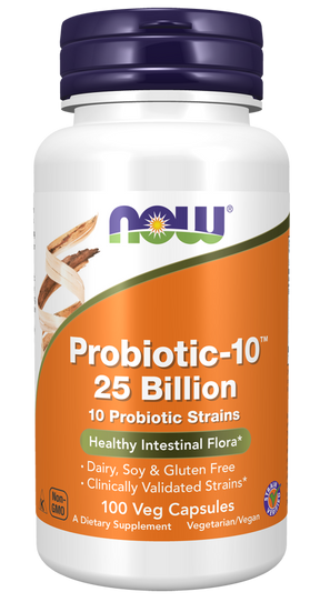 NOW Foods Probiotik-10, 25 milijardi CFU – Podrška Za Probavu i Imunitet - Dobrobit