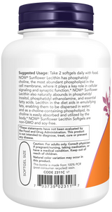 NOW Foods Sunflower Lecithin 1200 mg - Podrška Nervnom Sistemu - Dobrobit