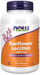 NOW Foods Sunflower Lecithin 1200 mg - Podrška Nervnom Sistemu - Dobrobit