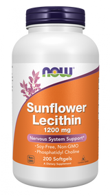 NOW Foods Sunflower Lecithin 1200 mg - Podrška Nervnom Sistemu - Dobrobit